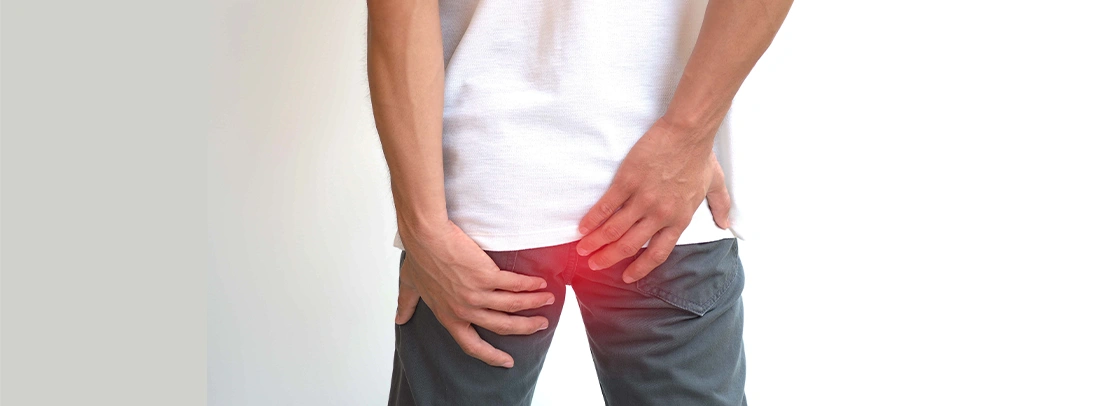 Pain or discomfort in the anal area